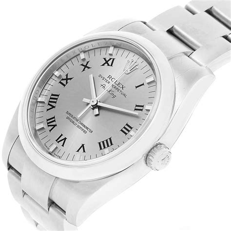 rolex air king slate roman dial automatic mens watch 114200|bq rolex 114200.